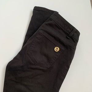 Michael Kors black Izzy skinny petite jeans